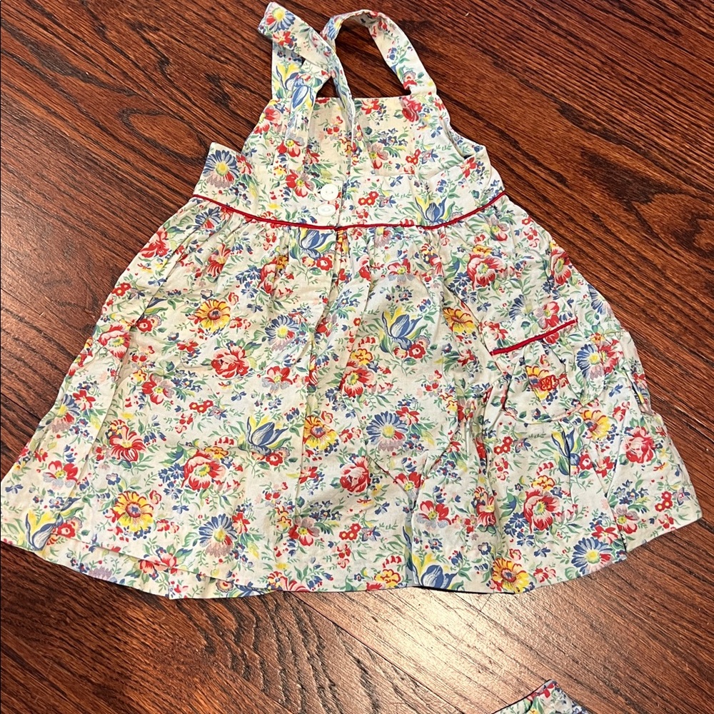 Baby Girl Ralph Lauren Floral Summer Dress Size 6 Months - Picture 6 of 10